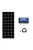 Solar system, 100W solar panel, 10A charger, cabels