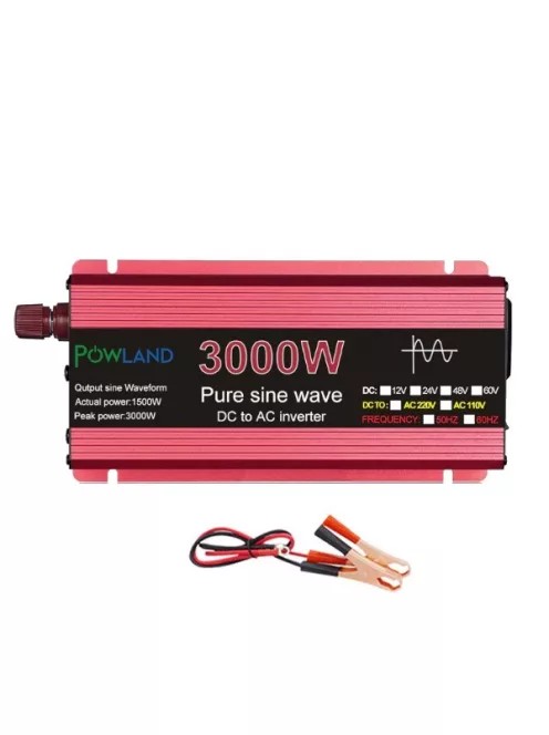 Solar system, 100W solar panel,3000W inverter, 10A charger 