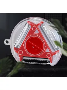   3 in 1 Magic Trio Peeler Set Slicer Stainless Steel Peeler Shredder Julienne Cutter Multi Peel Blade Zesters Grater Kitchen Tool