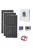 Szigetüzemű napelem rendszer 1395W, 3200W 12V inverter, MPPT, DC és AC doboz, komplett szett