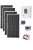 Szigetüzemű napelem rendszer 1860W, 3200W 12V inverter, MPPT, DC és AC doboz, komplett szett