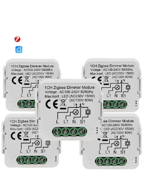 TUYA Light Switch DIY LED Dimmer Switch, Zigbee 1 Gang