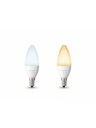 2 pieces Philips Hue White Ambiance E14