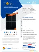 OFF GRID Solar system, 2,64kW 440W solar panel, 5000W inverter, 100A Hybrid MPPT charger black, 24V battery