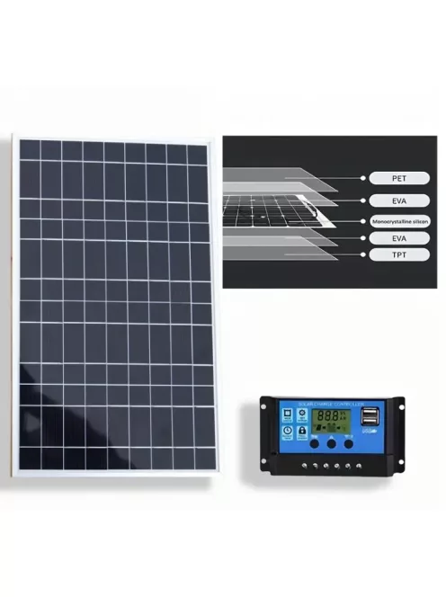 Solar system, 30W solar panel, 30A charger, cabels