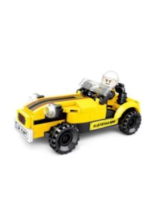 Caterham Racing Car Building Block - 80 pcs - yellow