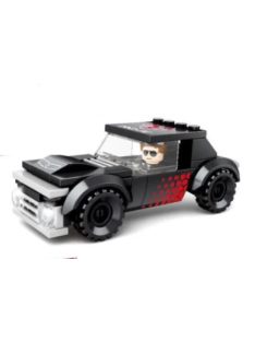 Racing Car Building Block - 80 pcs - black