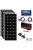 Solar system, 400W solar panel, 4000W inverter, 30A charger 