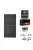 OFF GRID Solar system, 450W solar panel, 3000W inverter, 100A Hybrid MPPT charger black