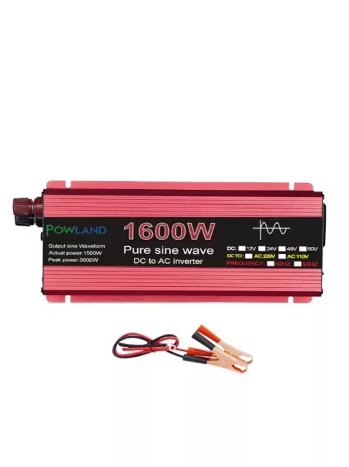 Solar system, 30W solar panel,1600W inverter, 10A charger 