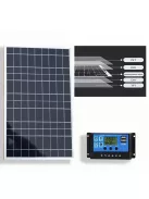 Solar system, 50W solar panel, 30A charger, cabels