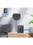 Multifunkciós 5 az 1-ben CO₂ mérő, hőmérséklet, páratartalom, TVOC, HCOC mérő