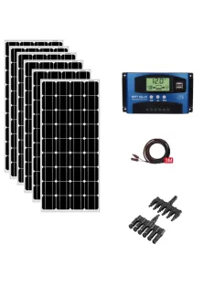 Solar system, 600W solar panel, 100A Hybrid MPPT charger 