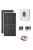 Szigetüzemű napelem rendszer 930W, 3200W 12V inverter, MPPT, DC és AC doboz, komplett szett