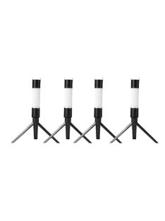 Többfunkciós LED zseblámpa állvánnyal - Fekete