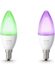   Philips Hue White & Color Ambiance E14 LED candle double pack, dimmable,