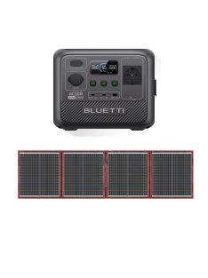   Bluetti AC50B 1400W / 700W töltőállomás 200W napelemmel, szolár generátor, hordozható erőmű