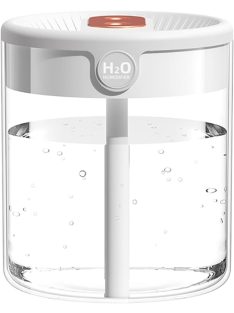   Ultrahangos párásító, illóolaj párologtató, páratartalom kijelzővel