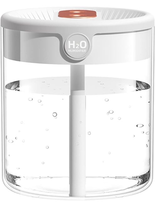 Cool Mist Humidifier H2o Air Humidifier 2L Large Capacity Double Nozzle with LCD Humidity Display Essential Oil Diffuser 