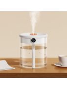 Cool Mist Humidifier H2o Air Humidifier 2L Large Capacity Double Nozzle with LCD Humidity Display Essential Oil Diffuser 