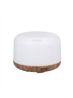   Ultrahangos párásító és illóolaj diffúzor, távirányítóval, időzítő funkcióval, hangulatvilágítással 500ml