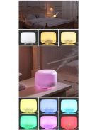 Ultrahangos párásító és illóolaj diffúzor, távirányítóval, időzítő funkcióval, hangulatvilágítással