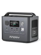 1600W töltőállomás, szolár generátor, hordozható erőmű 100W napelem szett, Aferiy P010