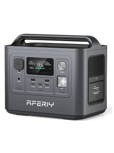  1600W töltőállomás, szolár generátor, hordozható erőmű 100W napelem szett, Aferiy P010