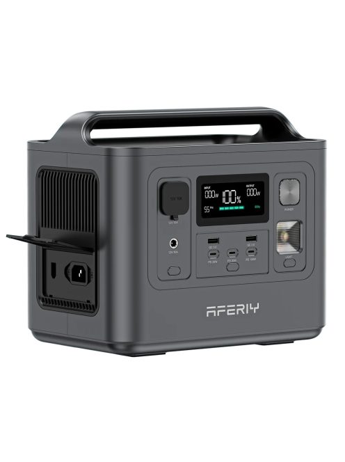 1600W töltőállomás, szolár generátor, hordozható erőmű 100W napelem szett, Aferiy P010