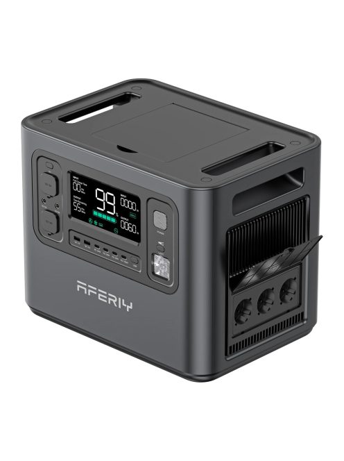 4000W töltőállomás, szolár generátor, hordozható erőmű + 200W napelem Aferiy P210, Dokio