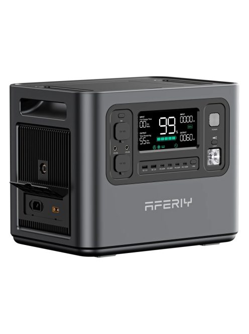 4000W töltőállomás, szolár generátor, hordozható erőmű + 200W napelem Aferiy P210, Dokio