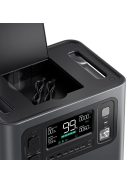 4000W töltőállomás, szolár generátor, hordozható erőmű + 200W napelem Aferiy P210, Dokio