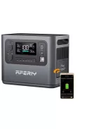 5600W / 2800W töltőállomás, szolár generátor, hordozható erőmű + 400W napelem Aferiy P280, Dokio