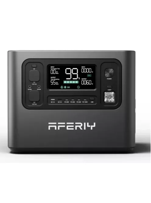 Aferiy P280 5600W / 2800W töltőállomás, szolár generátor, hordozható erőmű
