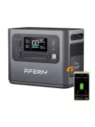 Aferiy P280 5600W / 2800W töltőállomás, szolár generátor, hordozható erőmű