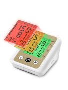 Automatic Upper Arm Blood Pressure Monitor, Digital Tonometer, Blood Pressure, Heart Rate, LCD 
