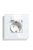  Waterproof Power Socket,16A EU Standard Electrical Outlet 82mm * 82mm white Crystal Glass Panel wall socket