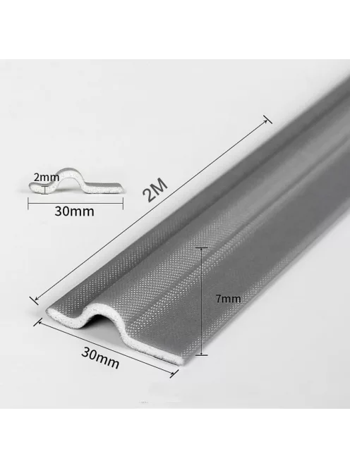 Window Sealing Strip Windproof Soundproof Cotton Seal Door Gap Sound Foam Bathroom And Kitchen Sealing Tape, white