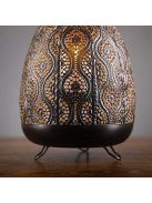 Night Light Vintage Wrought Iron Carved Lantern Night Light