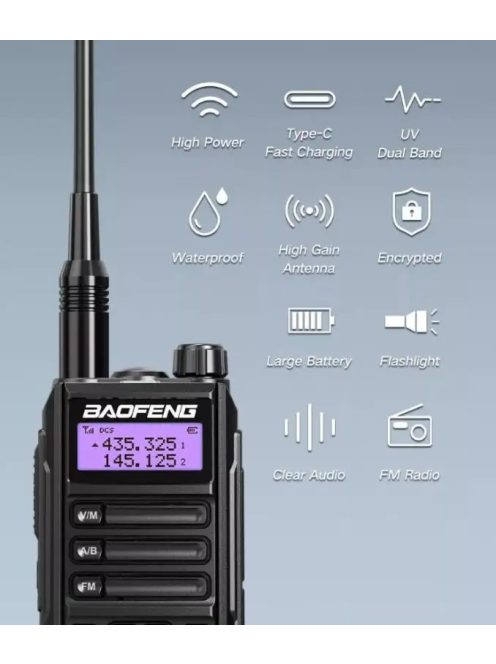 Baofeng UV-16 hordozható rádió