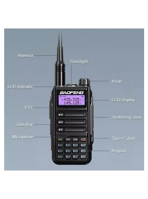 Baofeng UV-16 hordozható rádió