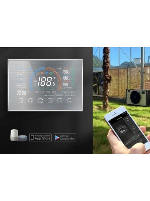 Tuya Wifi okos hűtő-fűtő termosztát hőszivattyú, klíma, gáz - és elektromos fűtéshez, HVAC
