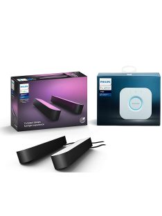   Philips Hue Bridge és Philips Hue White and Color Ambiance Play Double pack