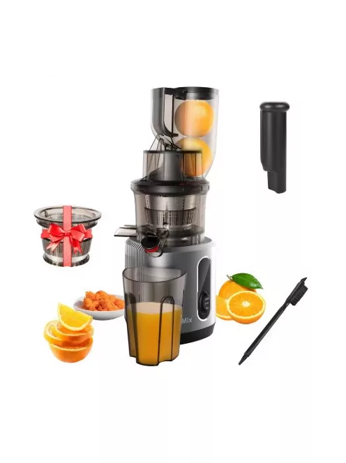 Biolomix lassú gyümölcsprés, 65 fordulat/perc, fagyi és smoothie készítő