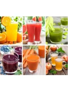 Biolomix lassú gyümölcsprés, 65 fordulat/perc, fagyi és smoothie készítő