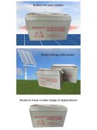 AGM Gel Battery for Solar system 100Ah 12V deep cycle hybrid gel battery