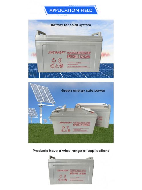 AGM Gel Battery for Solar system 120Ah 12V deep cycle hybrid gel battery