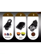 BioloMix Multikapszulás Kávéfőző  19Bar Nespresso, Dolce Gusto, Őrölt kávé