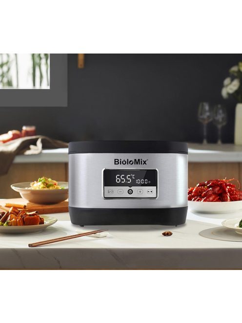 BioloMix 6th generation Stainless Steel Sous Vide Oven Pro 8L Accurate Temperature Touch Control Water Circulator Bath Cooker