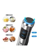Botmixer, 6 az 1ben, habverő, aprító, húsdaráló, juicer, 1500W